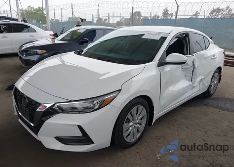 2020 Nissan Sentra S Xtronic Cvt z USA, uszkodzony, nr VIN 3N1AB8BV0LY285379